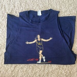 Port and Company Navy Tank Top with Athlete Graphic